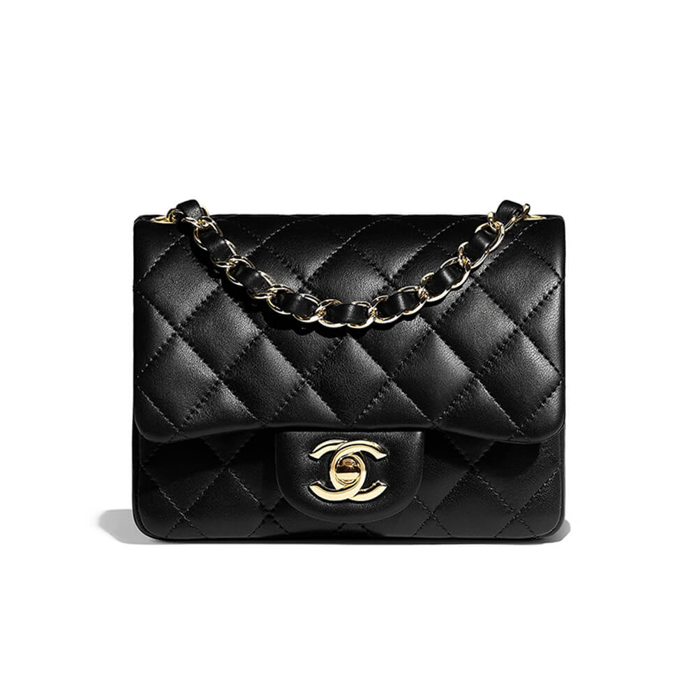 Black Chanel MINI FLAP BAG