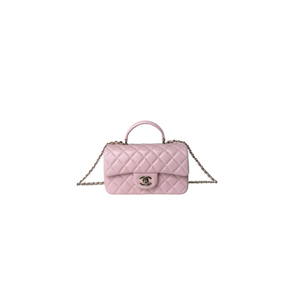 CHANEL Mini Classic Handbag With Top Handle