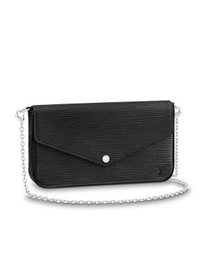 Black Louis Vuitton FELICIE POCHETTE