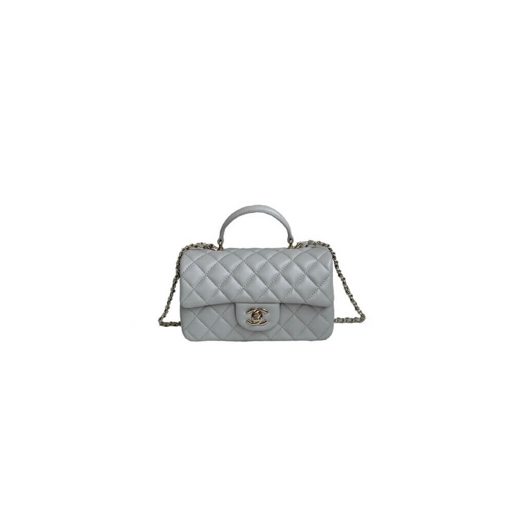 CHANEL Mini Classic Handbag With Top Handle