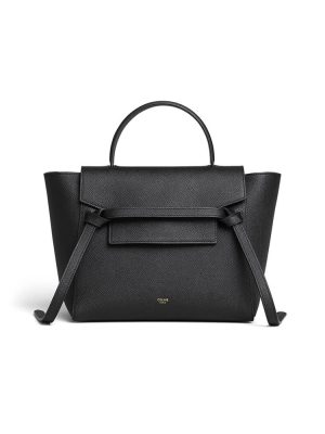 Black CELINE MICRO BELT BAG