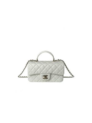 CHANEL Mini Classic Handbag With Top Handle