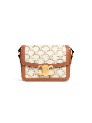 White CELINE TEEN TRIOMPHE BAG