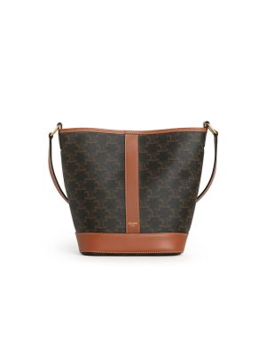Tan CELINE SMALL BUCKET