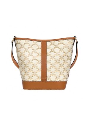 White CELINE MEDIUM BUCKET