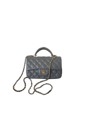 CHANEL Mini Classic Handbag With Top Handle