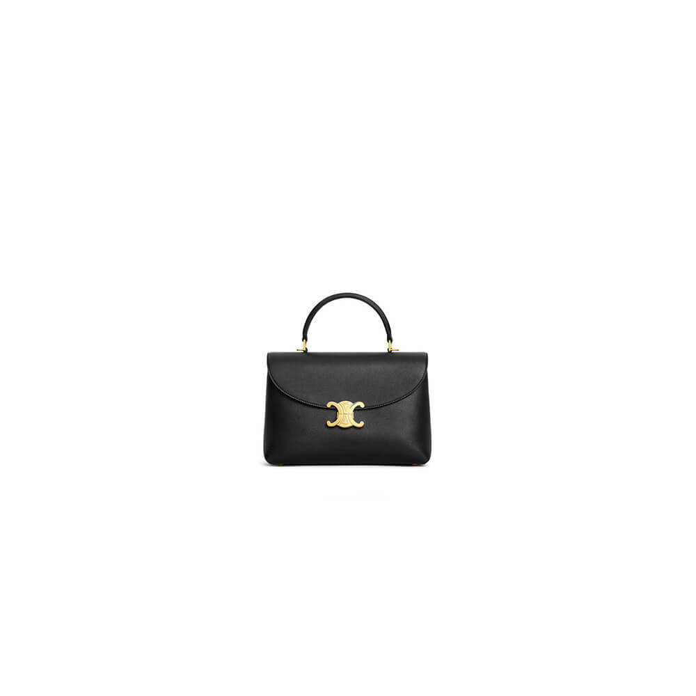 Black CELINE Medium size NINO bag in soft cow leather