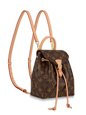 Aged Natural LV Montsouris BB Backpack