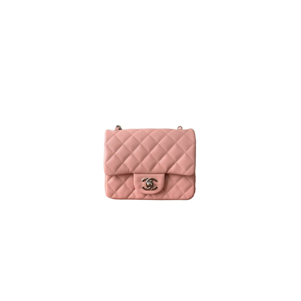 Pink Chanel MINI FLAP BAG (high-end grade)