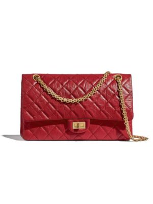 Red CHANEL LARGE 2.55 HANDBAG (high-end grade)