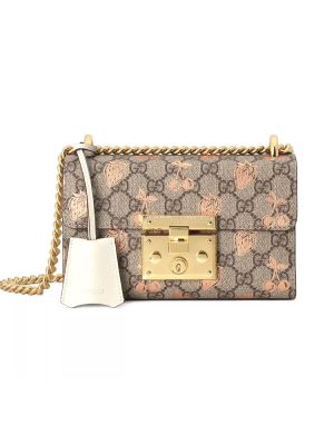 Padlock small berry shoulder bag