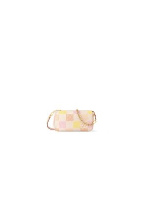 Peach Pink LV Pochette Accessoires
