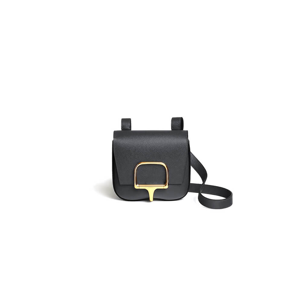Gray Hermes Della Cavalleria mini bag II (High-end Grade)