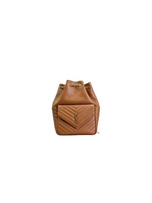 Caramel YSL Joe lambskin backpack