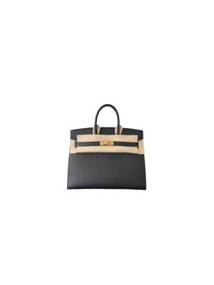 Black Hermes Birkin 25 Sellier (High-end Grade)