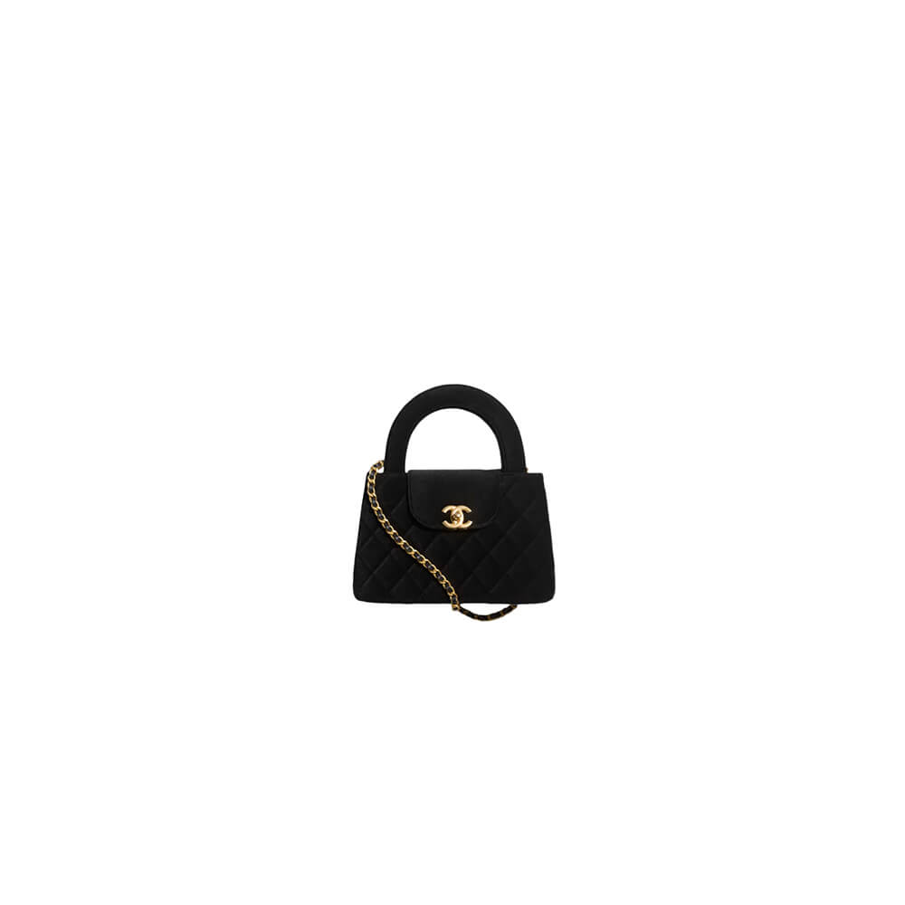 Black Chanel Mini Shopping Bag (high-end grade)