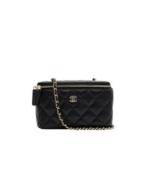 Chanel long box cosmetic bag