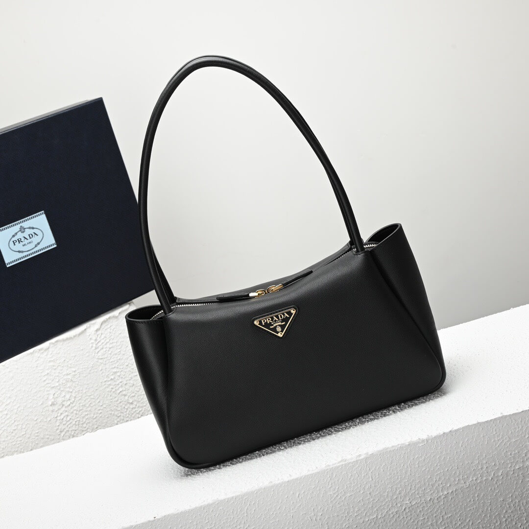 Black Prada Medium leather handbag - Image 2