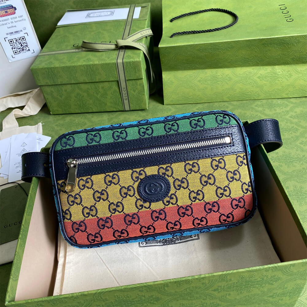 GG Multicolour belt bag - Image 2