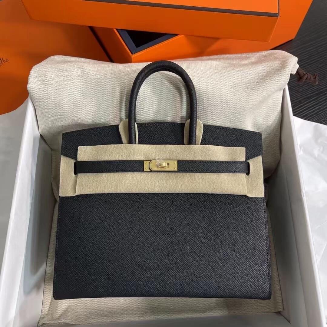 Black Hermes Birkin 25 Sellier (High-end Grade) - Image 2