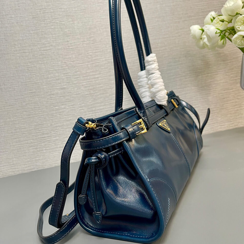 Denim Prada Medium leather handbag (high-end grade) - Image 3