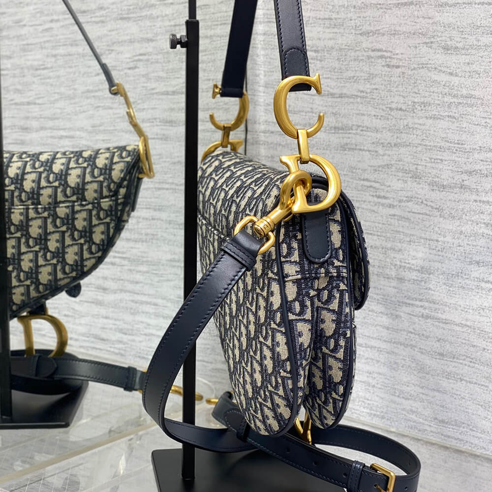 Dior Saddle Bag with Strap - Image 3
