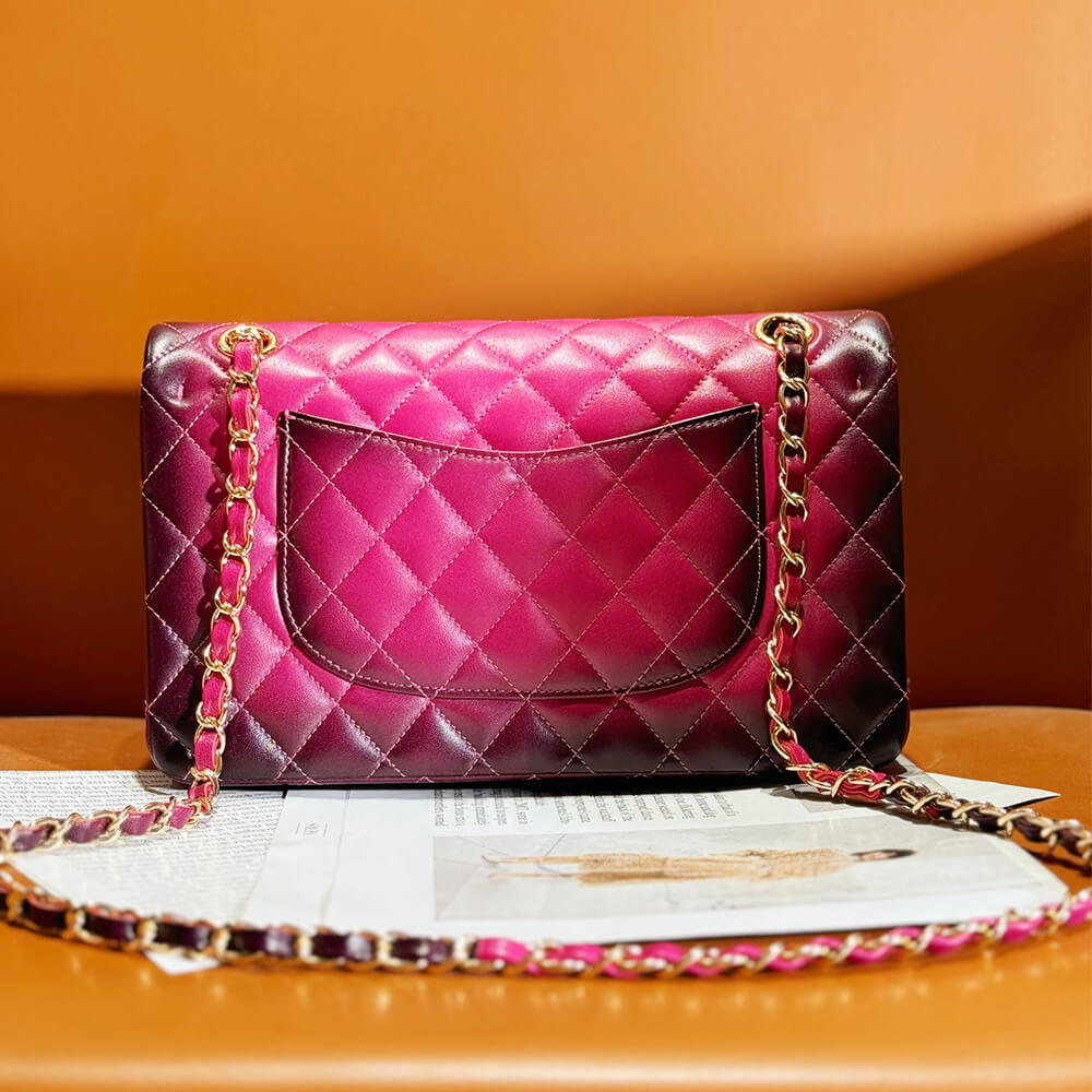 Fuchsia CHANEL CLASSIC 11.12 HANDBAG (high-end grade) - Image 3