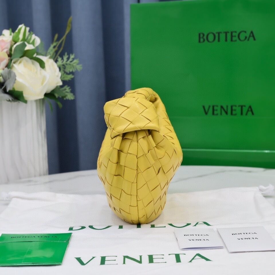 Yellow Bottega Veneta Mini Jodie - Image 3