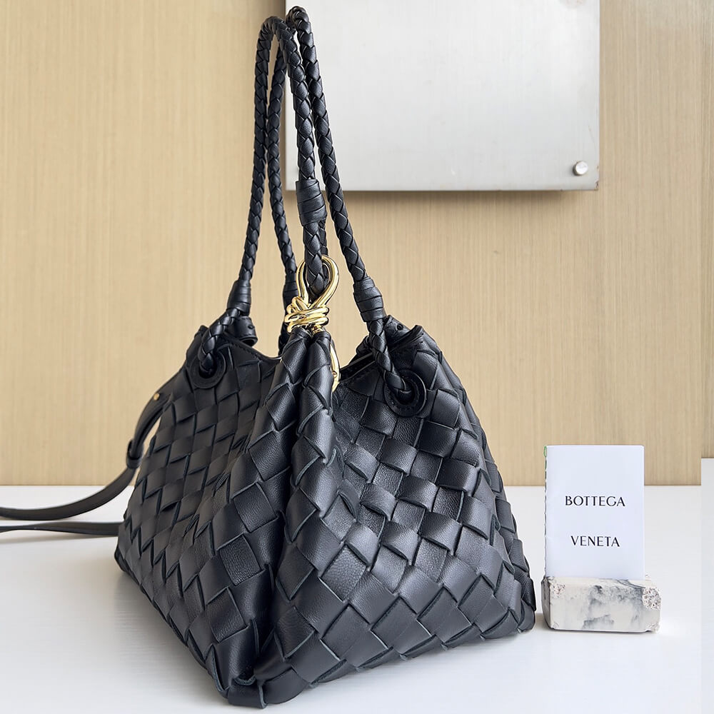 Black Bottega Veneta Small Parachute - Image 3
