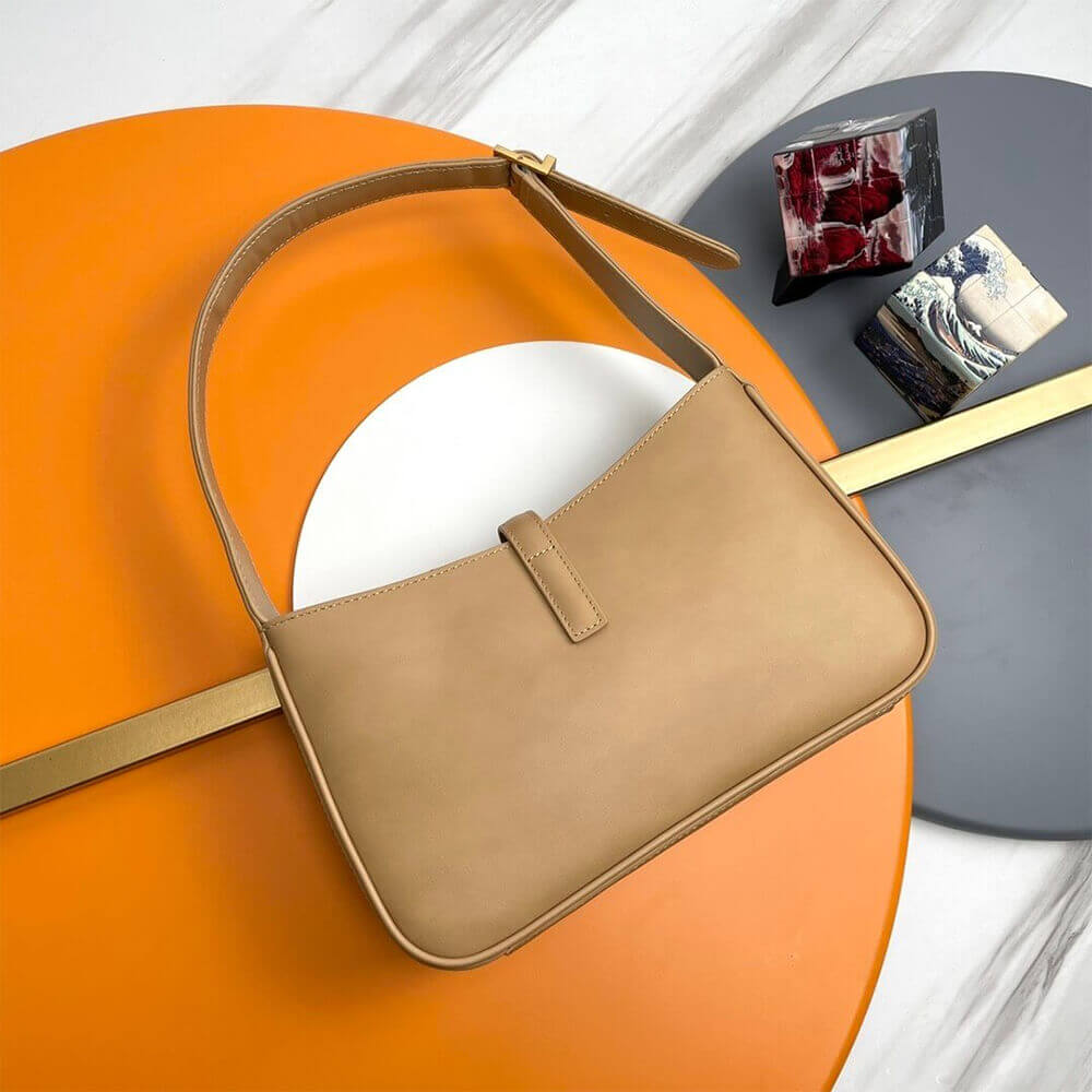 GREYISH YSL LE 5 A 7 bag in smooth leather - Image 3