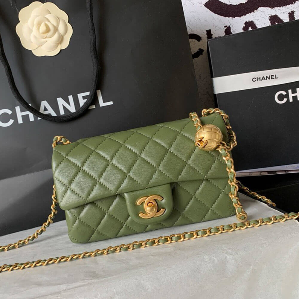 Lambskin Chanel Pearl Crush Mini Rectangular Flap - Image 3