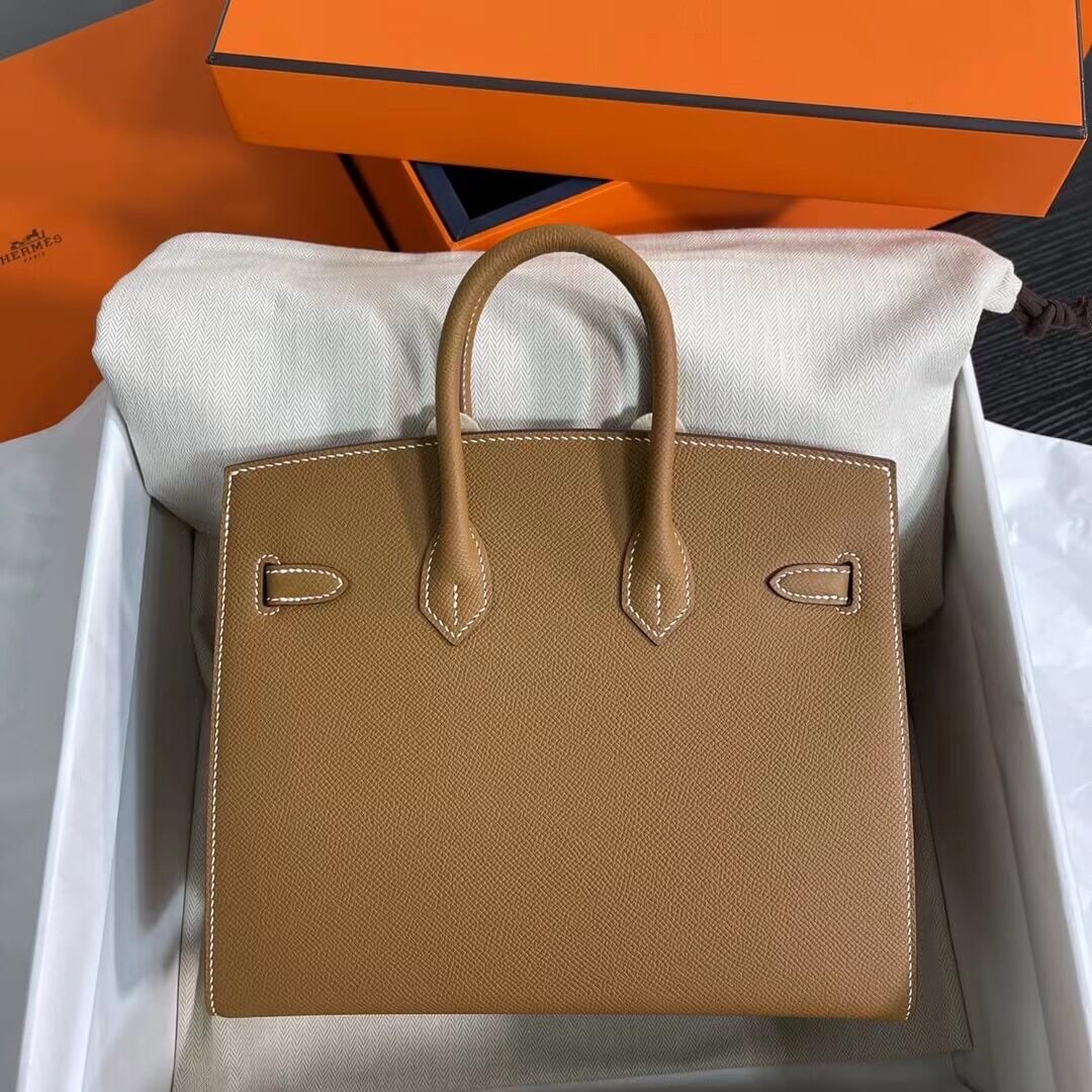 Brown Hermes Birkin 25 Sellier (High-end Grade) - Image 3