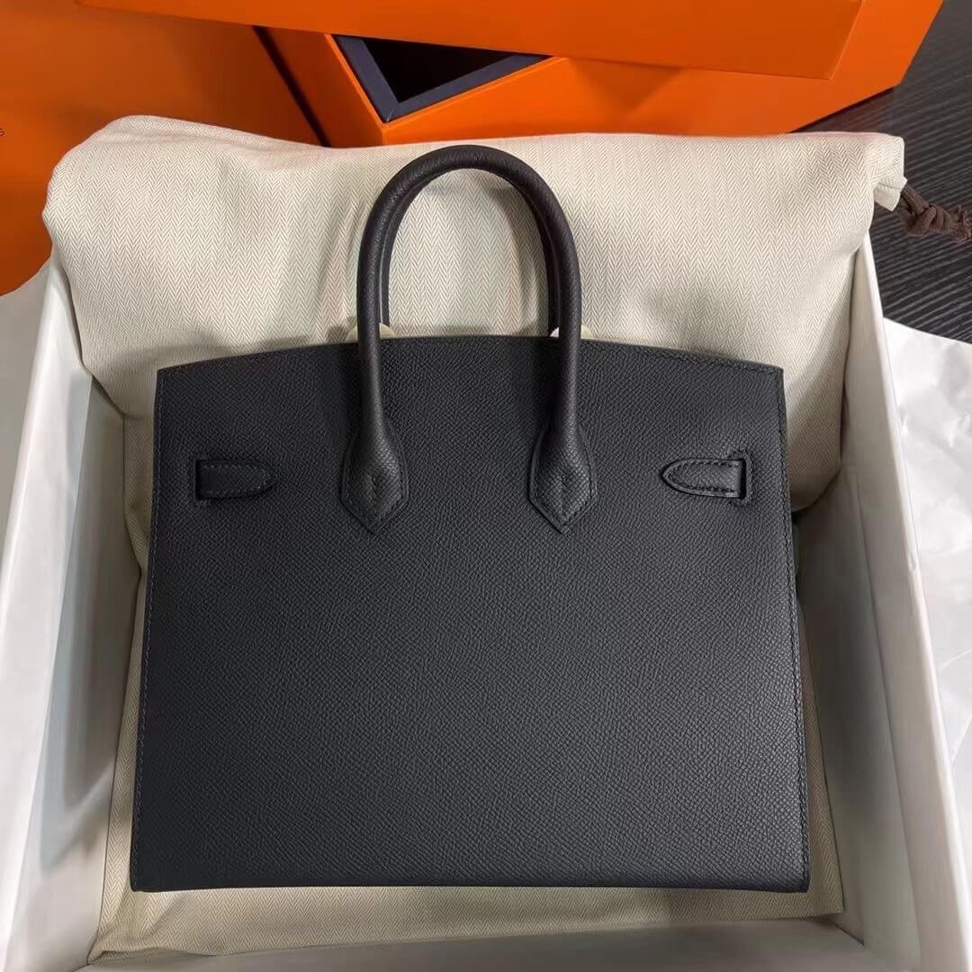 Black Hermes Birkin 25 Sellier (High-end Grade) - Image 4