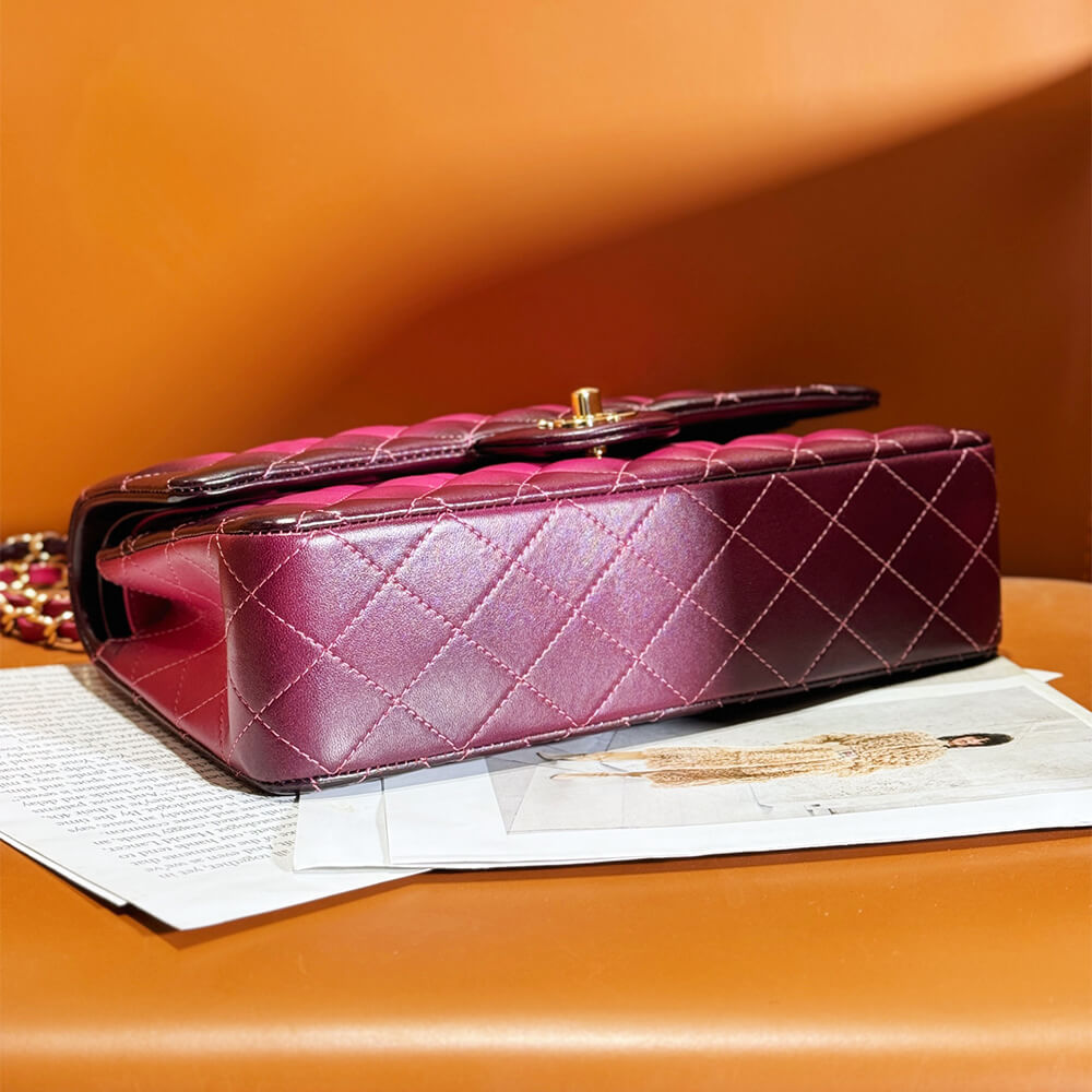 Fuchsia CHANEL CLASSIC 11.12 HANDBAG (high-end grade) - Image 5