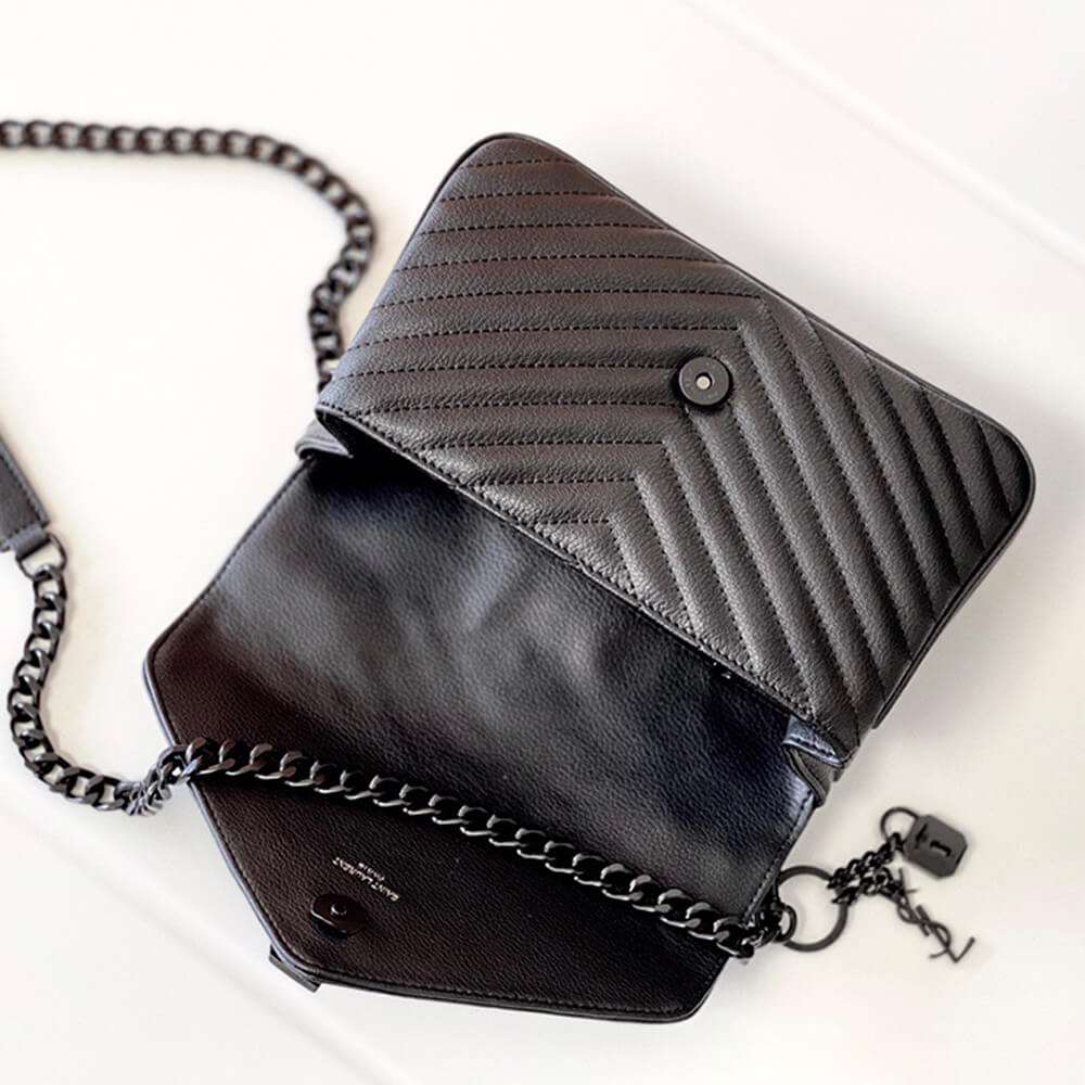 Saint Laurent College quilted-leather satchel bag - Image 6