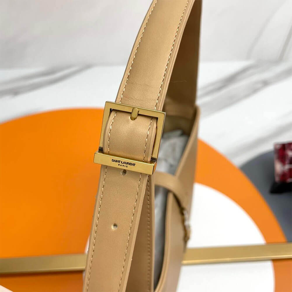 GREYISH YSL LE 5 A 7 bag in smooth leather - Image 6