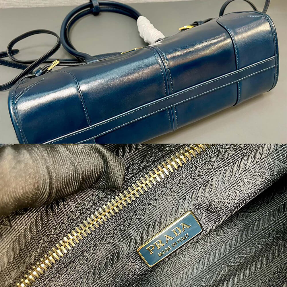 Denim Prada Medium leather handbag (high-end grade) - Image 7