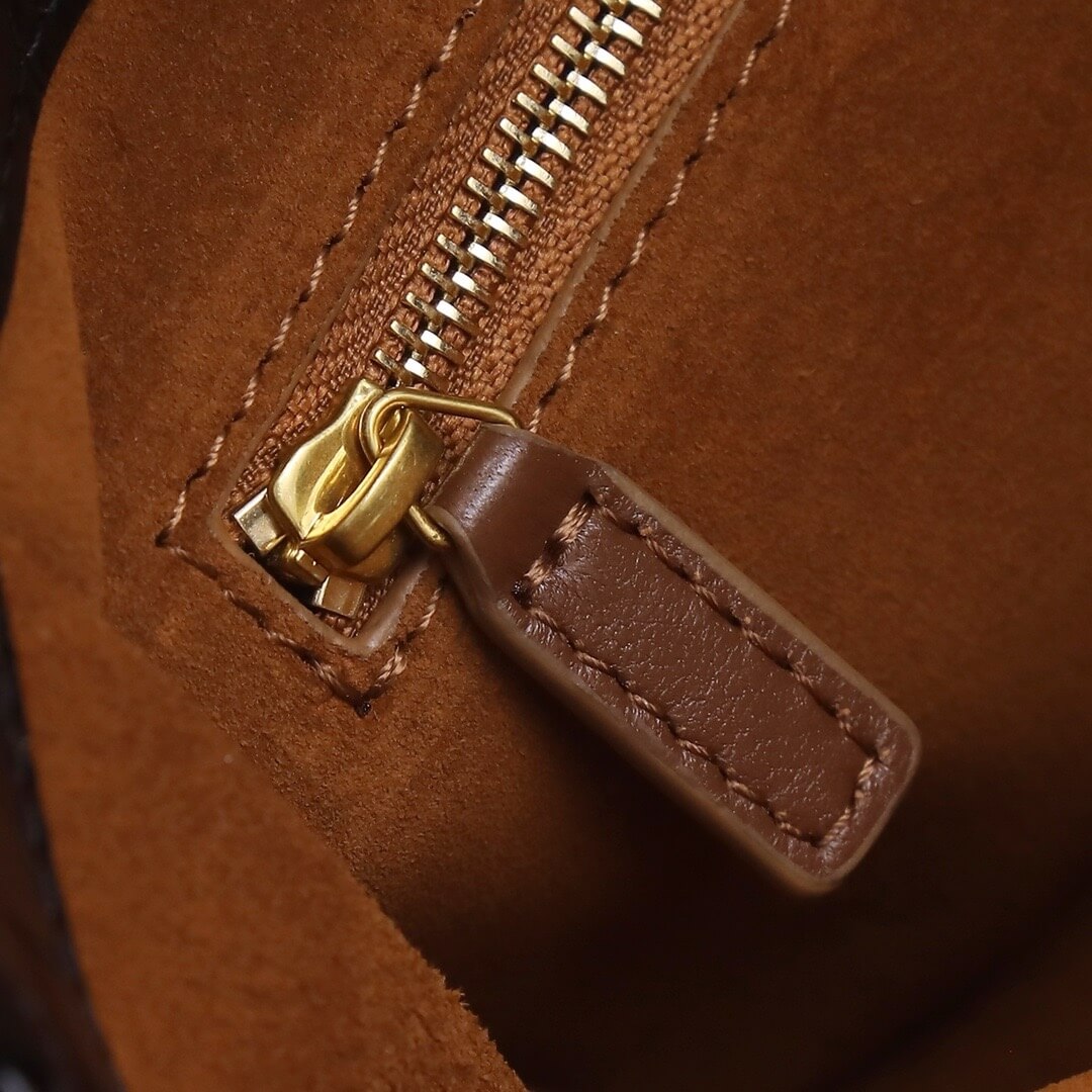 Black YSL LE 5 A 7 Crocodile embossed glossed leather - Image 7