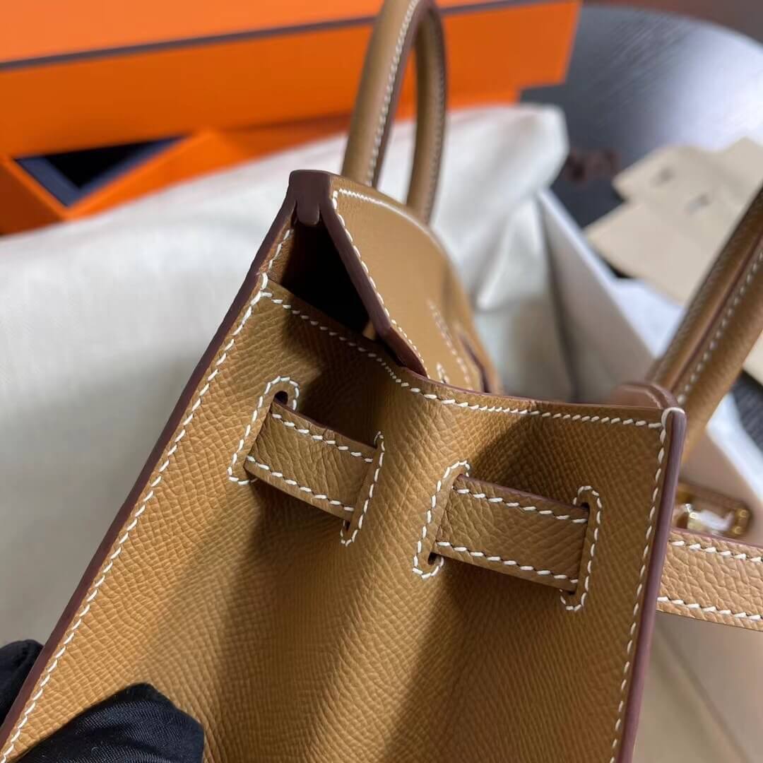 Brown Hermes Birkin 25 Sellier (High-end Grade) - Image 7