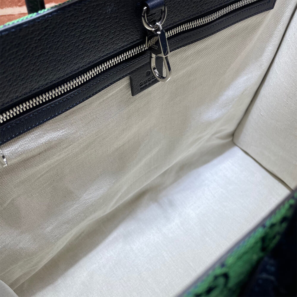 GG Multicolour large tote bag - Image 8