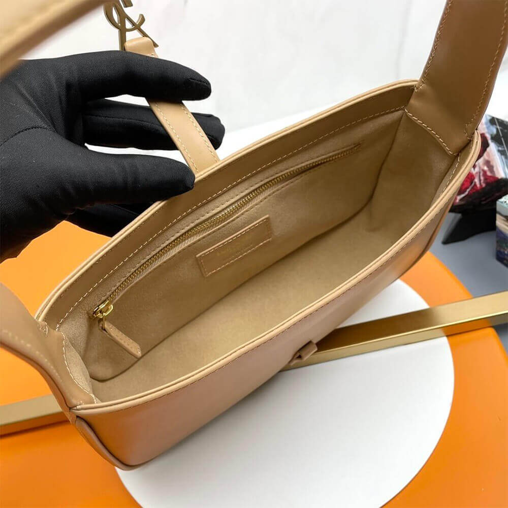 GREYISH YSL LE 5 A 7 bag in smooth leather - Image 8